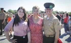 May 2013 – PFC Anor Sanchez – Justin’s Wings sends the Anor-Sanchez family to celebrate PFC Anor-Sanchez becoming a Marine