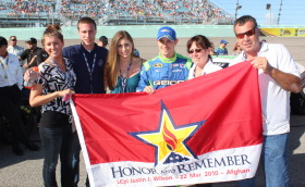 We would like to thank Honor and Remember for the special day we got to spend with them in Honor of Justin at Nascar